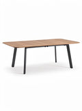 **Technische Titel in het Nederlands: "Moderne Houten Tafel met Stalen Poten"**